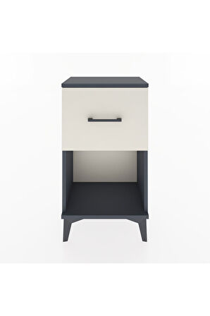 Arges Komodin 2 Çekmeceli 44x30x80 Antrasit-Aytaşı