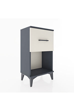Arges Komodin 2 Çekmeceli 44x30x80 Antrasit-Aytaşı