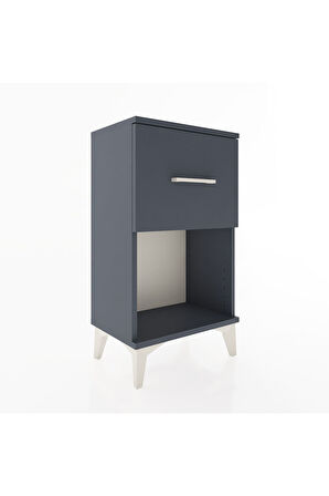 Arges Komodin 2 Çekmeceli 44x30x80 Antrasit-Antrasit