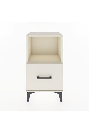 Arges Komodin Tek Çekmeceli 44x30x80 Aytaşı-Aytaşı
