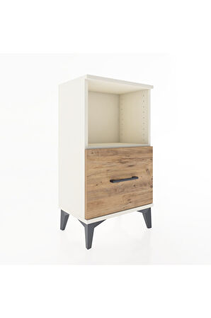 Arges Komodin Tek Çekmeceli 44x30x80 Aytaşı-Çam