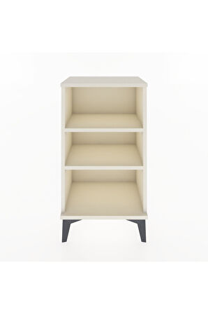 Arges Komodin Tek Raflı Tek Çekmeceli 44x30x80 Aytaşı-Aytaşı