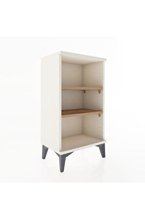 Arges Komodin Tek Raflı Tek Çekmeceli 44x30x80 Aytaşı-Çam