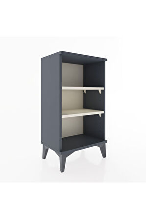 Arges Komodin Tek Raflı Tek Çekmeceli 44x30x80 Antrasit-Aytaşı