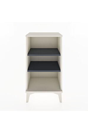 Arges Komodin 2 Raflı 44x30x80 Aytaşı-Antrasit