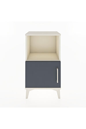 Arges Komodin 2 Raflı 44x30x80 Aytaşı-Antrasit