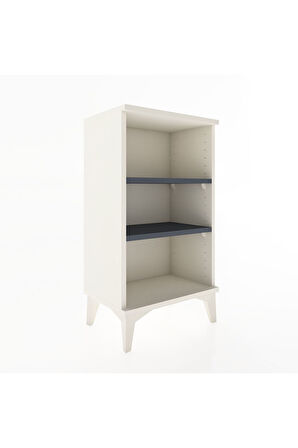 Arges Komodin 2 Raflı 44x30x80 Aytaşı-Antrasit