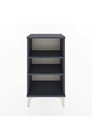 Arges Komodin 2 Raflı 44x30x80 Antrasit-Antrasit
