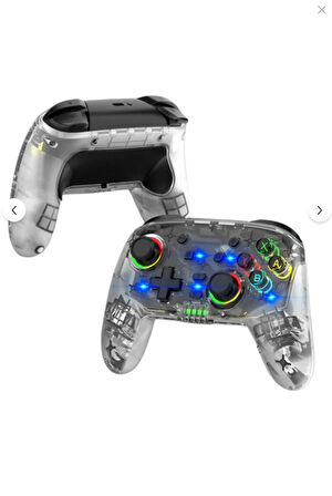 MY BLACK Kablosuz RGB Oyun Kolu – Multi Platform Destekli, Makro Programlama