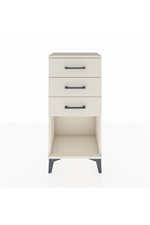 Arges Komodin 3 Çekmeceli 44x30x96 Aytaşı-Aytaşı