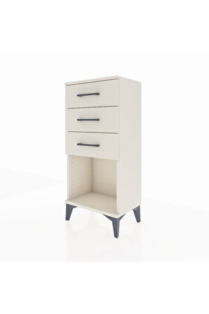 Arges Komodin 3 Çekmeceli 44x30x96 Aytaşı-Aytaşı