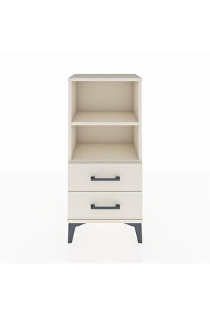 Arges Komodin 2 Raflı 2 Çekmeceli 44x30x96 Aytaşı-Aytaşı