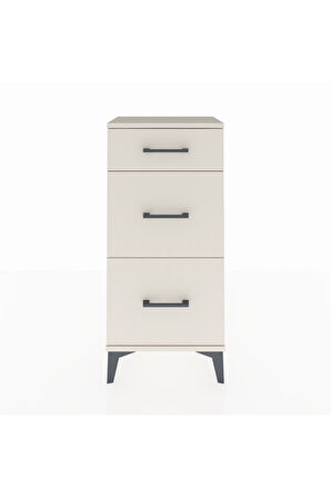 Arges Komodin 3 Çekmeceli 44x30x96 Aytaşı-Aytaşı