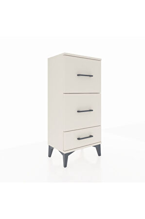 Arges Komodin 3 Çekmeceli 44x30x96 Aytaşı-Aytaşı