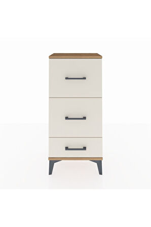 Arges Komodin 3 Çekmeceli 44x30x96 Çam-Aytaşı