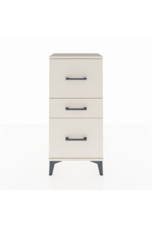 Arges Komodin 3 Çekmeceli 44x30x96 Aytaşı-Aytaşı