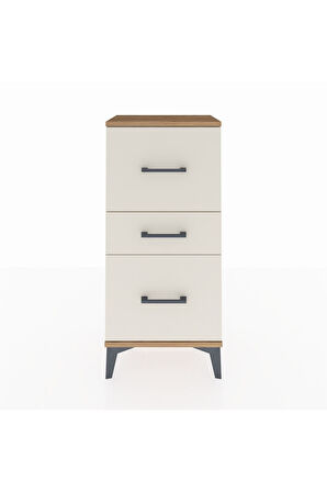 Arges Komodin 3 Çekmeceli 44x30x96 Çam-Aytaşı