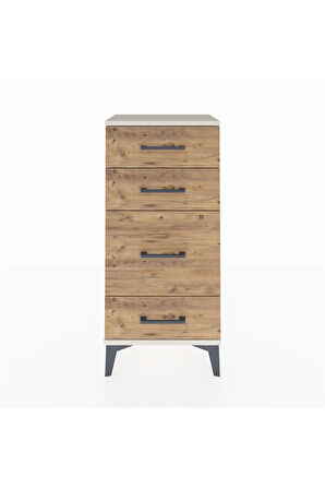 Arges Komodin 4 Çekmeceli 44x30x96 Aytaşı-Çam