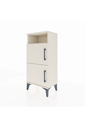 Arges Komodin Tek Raflı 2 Kapaklı 44x30x96 Aytaşı-Aytaşı