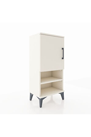 Arges Komodin 3 Raflı Tek Kapaklı 44x30x96 Aytaşı-Aytaşı