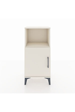 Arges Komodin 2 Raflı Tek Kapaklı 44x30x96 Aytaşı-Aytaşı