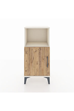 Arges Komodin 2 Raflı Tek Kapaklı 44x30x96 Aytaşı-Çam