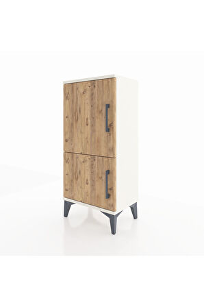 Arges Komodin 3 Raflı 2 Kapaklı 44x30x96 Aytaşı-Çam