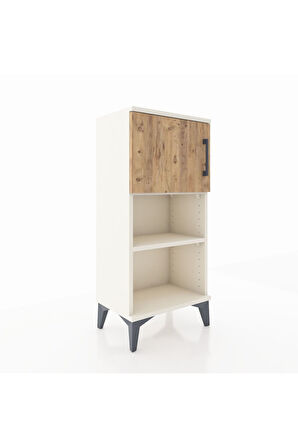 Arges Komodin 2 Raflı Tek Kapaklı 44x30x96 Aytaşı-Çam