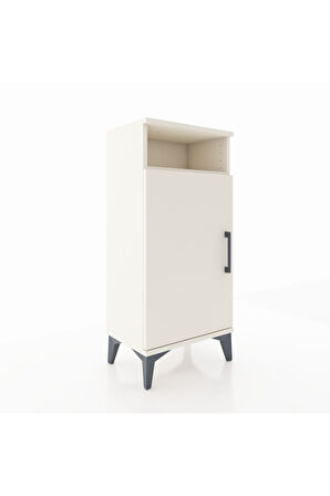 Arges Komodin 3 Raflı Tek Kapaklı 44x30x96 Aytaşı-Aytaşı