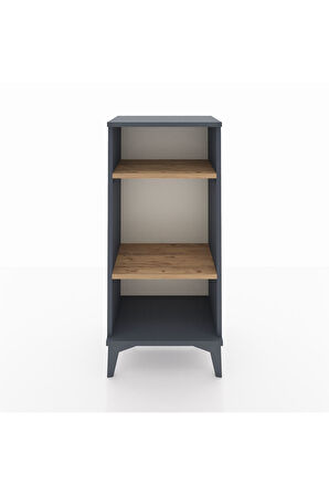 Arges Komodin 2 Raflı 44x30x96 Antrasit-Çam