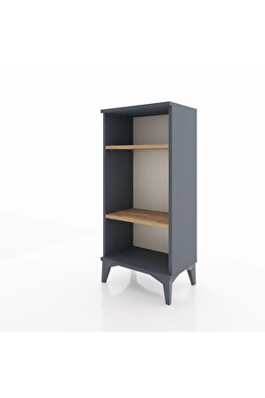 Arges Komodin 2 Raflı 44x30x96 Antrasit-Çam