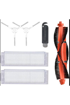 Xiaomi S10 vacuum robot süpürge uyumlu yedek fırça filtre