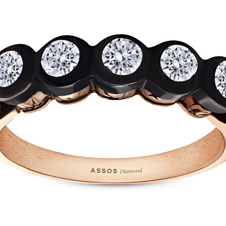 0.60 Karat Elmas Beştaş Yüzük