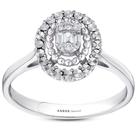 0.09 Karat Pırlanta Yüzük