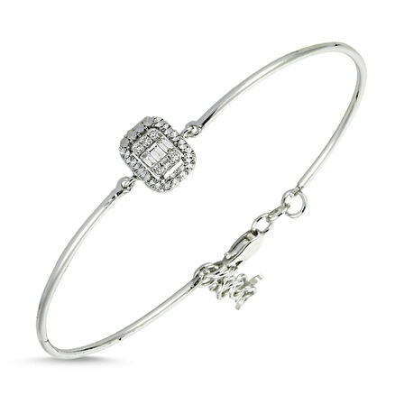 0.13 Karat Venüs Baget Pırlanta Bileklik