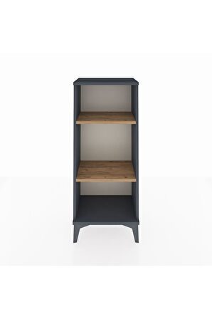 Arges Komodin 2 Raflı 44x30x106 Antrasit-Çam