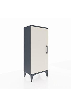 Arges Komodin Tek Kapaklı 44x30x106 Antrasit-Aytaşı