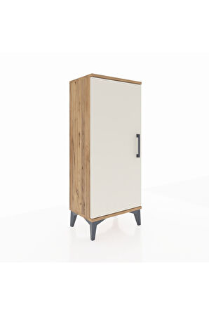Arges Komodin Tek Kapaklı 44x30x106 Çam-Aytaşı