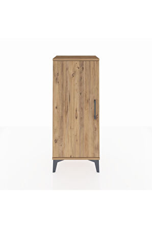Arges Komodin Tek Kapaklı 44x30x106 Çam-Çam