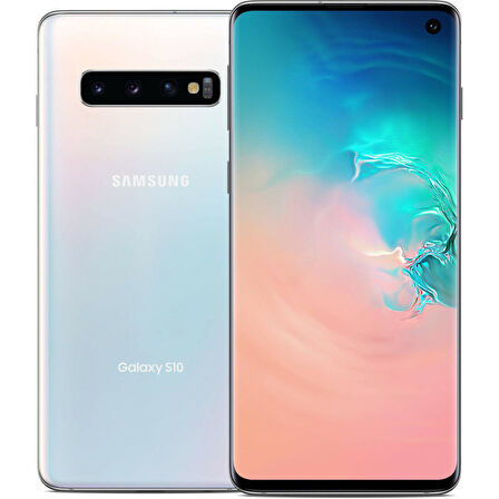 Samsung Galaxy S10+ Plus 128 GB Beyaz  Cep Telefonu ( Teşhir-Outlet )