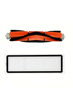 Xiaomi Robot Vacuum S10 plus +  X10 plus + uyumlu 1 adet ana fırça ve 1 adet filtre