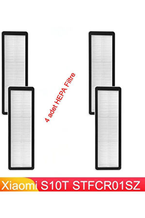 Xiaomi S10T (sadece s10T uyumludur) uyumlu yedek filtre 4 adet