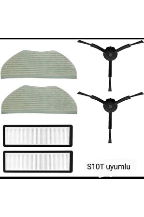 Xiaomi S10T uyumlu filtre paspas fırça seti