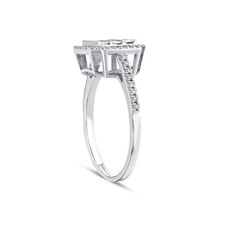 0.40 Karat Baget Pırlanta Yüzük