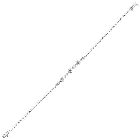 0.54 Karat Baget Taşlı Pırlanta Bileklik