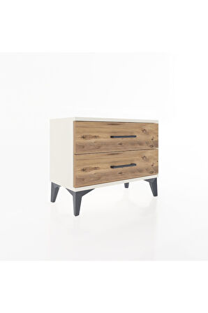 Arges Komodin 2 Çekmeceli 60x30x48 Aytaşı-Çam