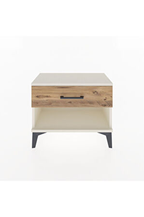 Arges Komodin Tek Çekmeceli 60x30x48 Aytaşı-Çam