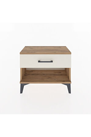 Arges Komodin Tek Çekmeceli 60x30x48 Çam-Aytaşı