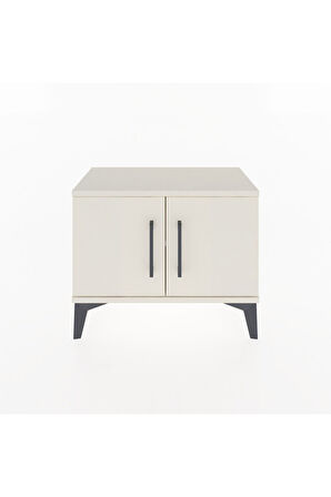 Arges Komodin Tek Raflı 2 Kapaklı 60x30x48 Aytaşı-Aytaşı
