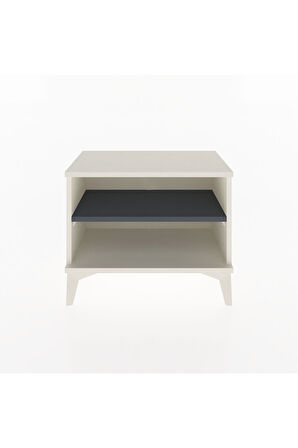 Arges Komodin Tek Raflı 60x30x48 Aytaşı-Antrasit